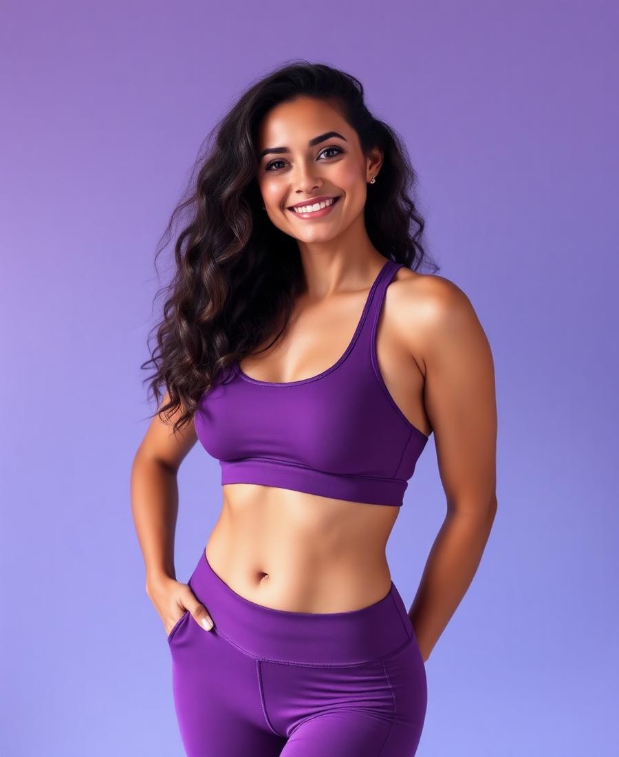 Mulher feliz e confiante com corpo saudável